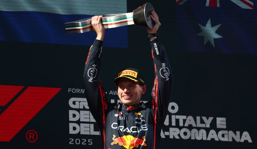 F1: Verstappen supera Piastri e vence GP da Emilia-Romagna