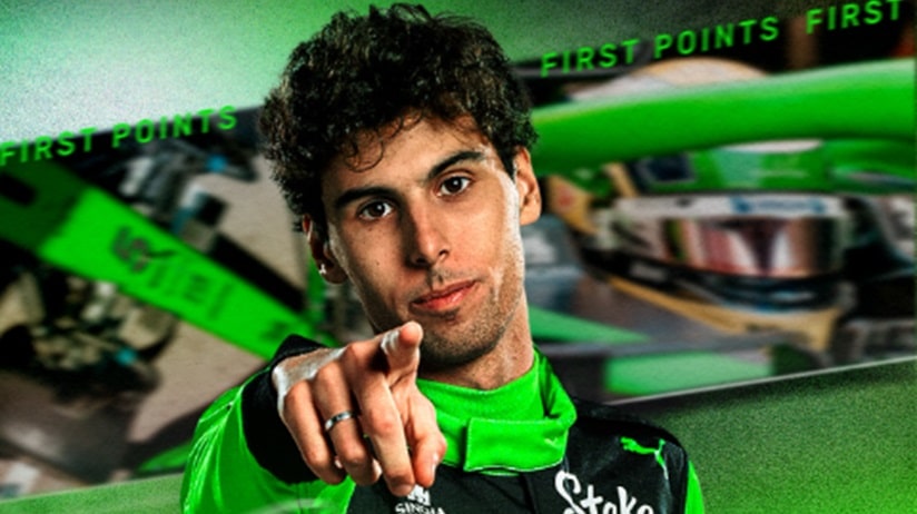 F1: Gabriel Bortoleto é 8º, pontua pela 1ª vez e faz história